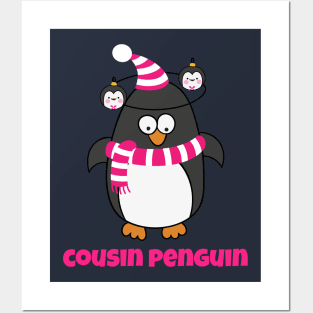 Christmas Penguin Pajama Animal Costume Cousin Penguin Shirt T-Shirt Posters and Art